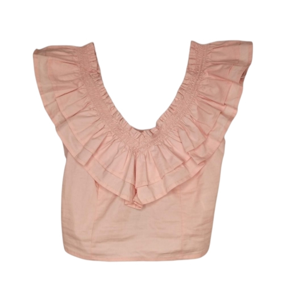 WILD FABLE Sleeveless Ruffle Top
